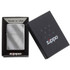 Briquet, Zippo, Diagonal Weave Chrome, boîte