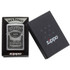 Aansteker, Zippo, Jack Daniel's, Polished Chrome, doos