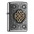 Briquet, Zippo, nœud celtique, Street Chrome, boîte