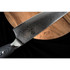 Couteau de chef, HOMIZU, VG-10 Damast/G10, noir et blanc, boîte