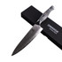 Couteau de chef, HOMIZU, VG-10 Damast/G10, noir et blanc, boîte