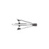 Automatisch pincet, Homey's, vernikkeld, 9cm, doos