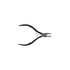 Nageltang, Homey's, zwart, 10 cm, kruisveer, doos
