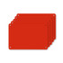 Snijplaat, 5x, Profboard serie 1000, rood, 40x60cm