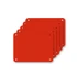 Snijplaat, 5x, Profboard serie 1000, rood, 30x40cm