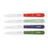 Set de couteaux d'office N°112, Opinel, Paysage, 4pcs, hêtre, coffret