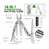 Multitool, Nextool, Flagship Pro Max, 14f, acier inoxydable, boîte