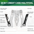 Multitool, Nextool, Silver Blade EDC, 14f, RVS, doos