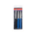 Schilmessenset, Diamant Sabatier, 3-dlg, 1 kartel/2 glad, bl