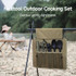 Outdoor kookset, Nextool, 6-delig, 300x135x60mm, nylon tas