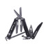 Multitool, Nextorch, PIONEER V2, 14f, acier inoxydable, noir, brise-vitre