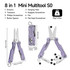 Multitool, Nextool, Micro Sailor Scissors S0, paars, 8f, ds