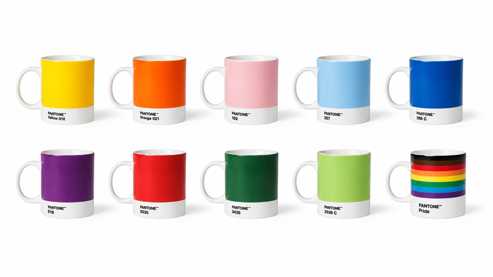 PANTONE 375ml mokken collectie