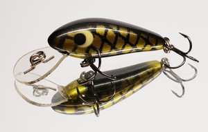 Versatile little lure suitable for a wide variety of fish species such as Trout, Bass, Bream, Redfin etc.
Wide action diving to 8ft and is a floating diver. 


Solid Polyurethane.