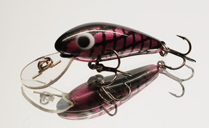 Versatile little lure suitable for a wide variety of fish species such as Trout, Bass, Bream, Redfin etc.
Wide action diving to 8ft and is a floating diver. 


Solid Polyurethane.