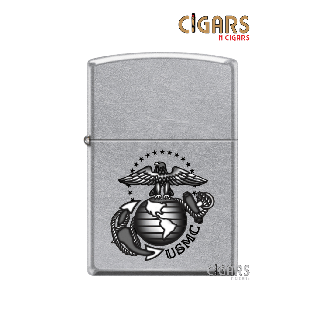 Marine Corps U.S. Zippo Design Lighter Crest Box In New with