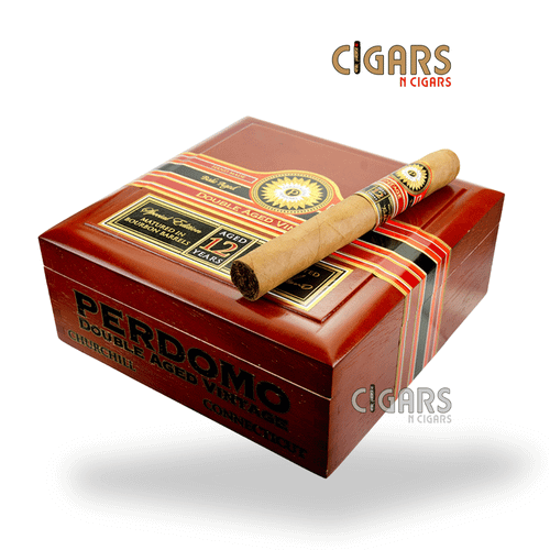 Perdomo Double Aged 12-Year Vintage Connecticut Churchill 7 x 56 cigar