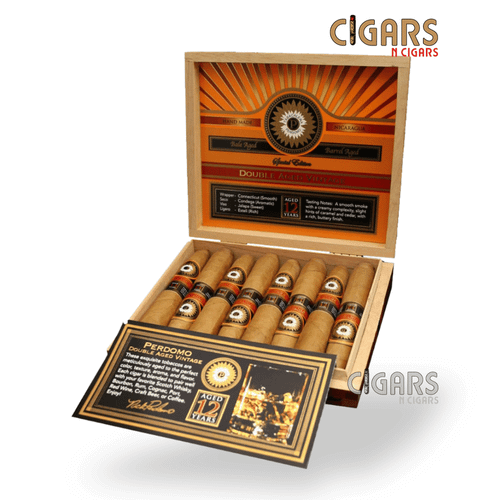 Perdomo Double Aged 12-Year Vintage Connecticut Salomon Cigar For Sale