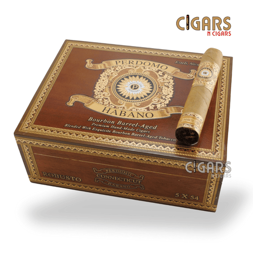 Habano Bourbon Barrel-Aged Connecticut Robusto Cigar For Sale