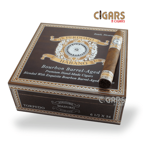 Habano Bourbon Barrel-Aged Maduro Torpedo Cigar For Sale