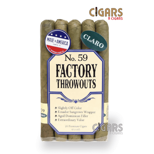 Factory Throw Out #59 Claro Cigar For Sale