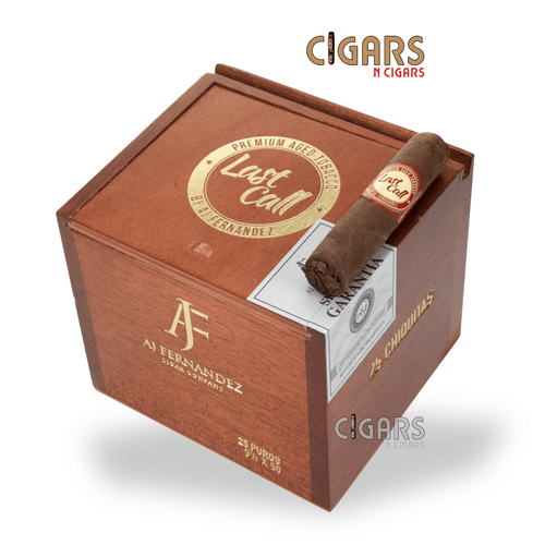 Last Call Habano Chiquitas 3 1/2 x 50 cigar with Ecuadorian Habano Rosado wrapper