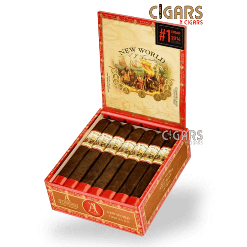 New World Oscuro Toro 6 1/2 x 55 box-pressed cigar with dark Nicaraguan wrapper