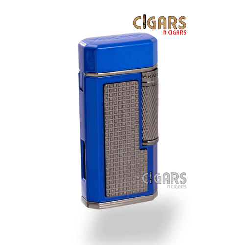 XIKAR Ardore Dual Soft Flame Lighter Blue