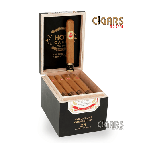 HVC Hot Cake Golden Line Connecticut Laguito No. 5 Cigar For Sale