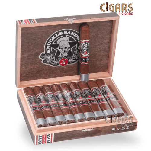 Knuckle Sandwich Puro Nicaragua Robusto 5 x 52 box-pressed cigar with Nicaraguan Habano Oscuro wrapper