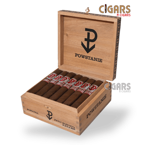 Powstanie Sumatra Petite Robusto 4 3/4 x 50 box-pressed cigar with Ecuadorian Sumatra wrapper