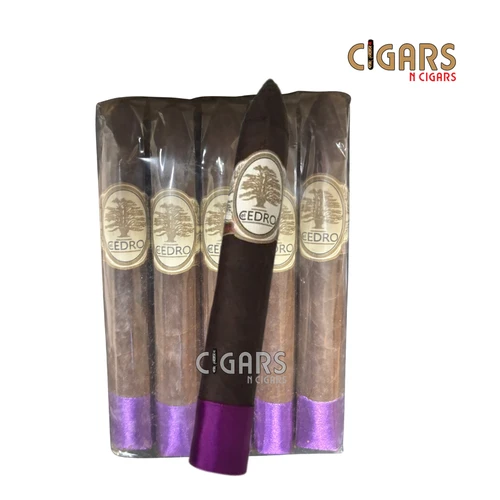 El Cedro Purple Dye San Andres Maduro 6 x 54 Torpedo with Mexican San Andres Maduro wrapper
