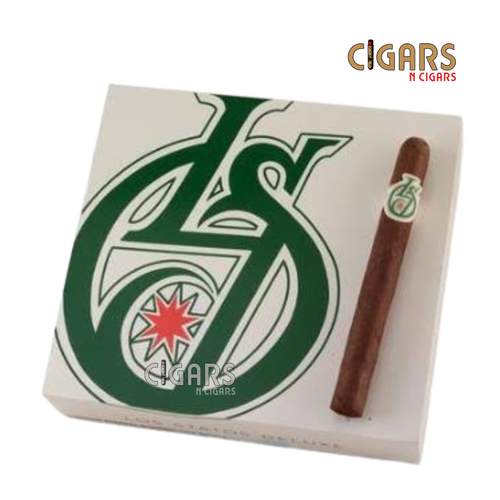 Los Statos Deluxe Full Time Churchill 4-Pack with four 7 x 49 Ecuadorian Sumatra cigars