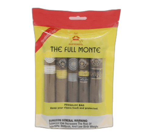 The Full Monte Montecristo Humibag 5 Pack Sampler