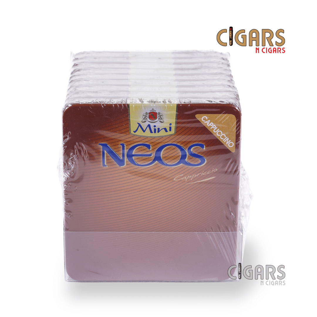 Neos Capriccio (Cappuccino) Cigarillos Box of 10 Tins