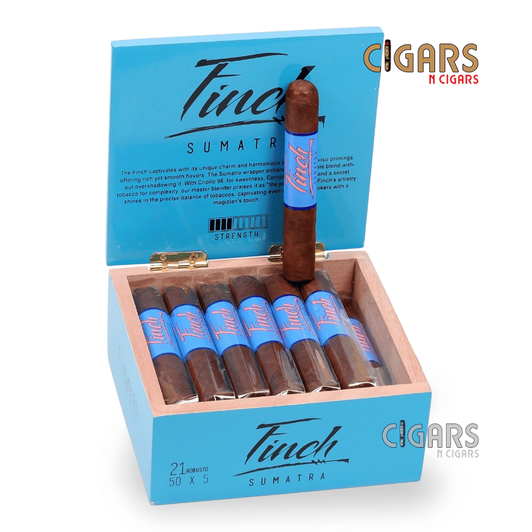 Blackbird Finch Sumatra Robusto Box of 21