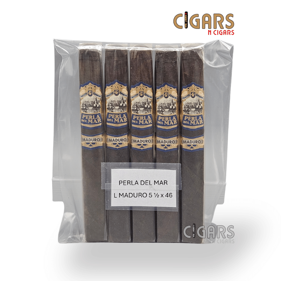 Perla Del Mar Box-Press Maduro "L" Pack 2019 Pack of 5