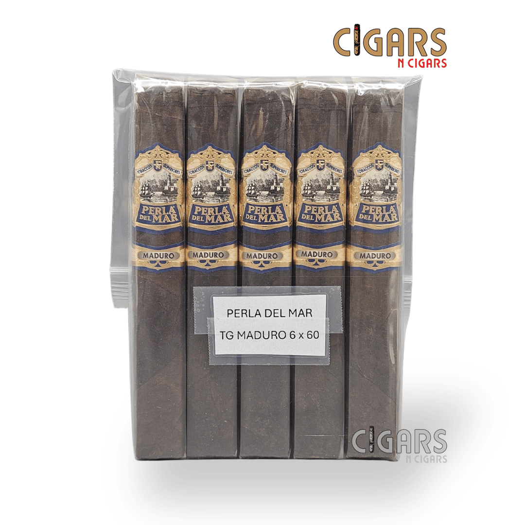 Perla Del Mar Box-Press Maduro "TG" Pack 2019 Pack of 5