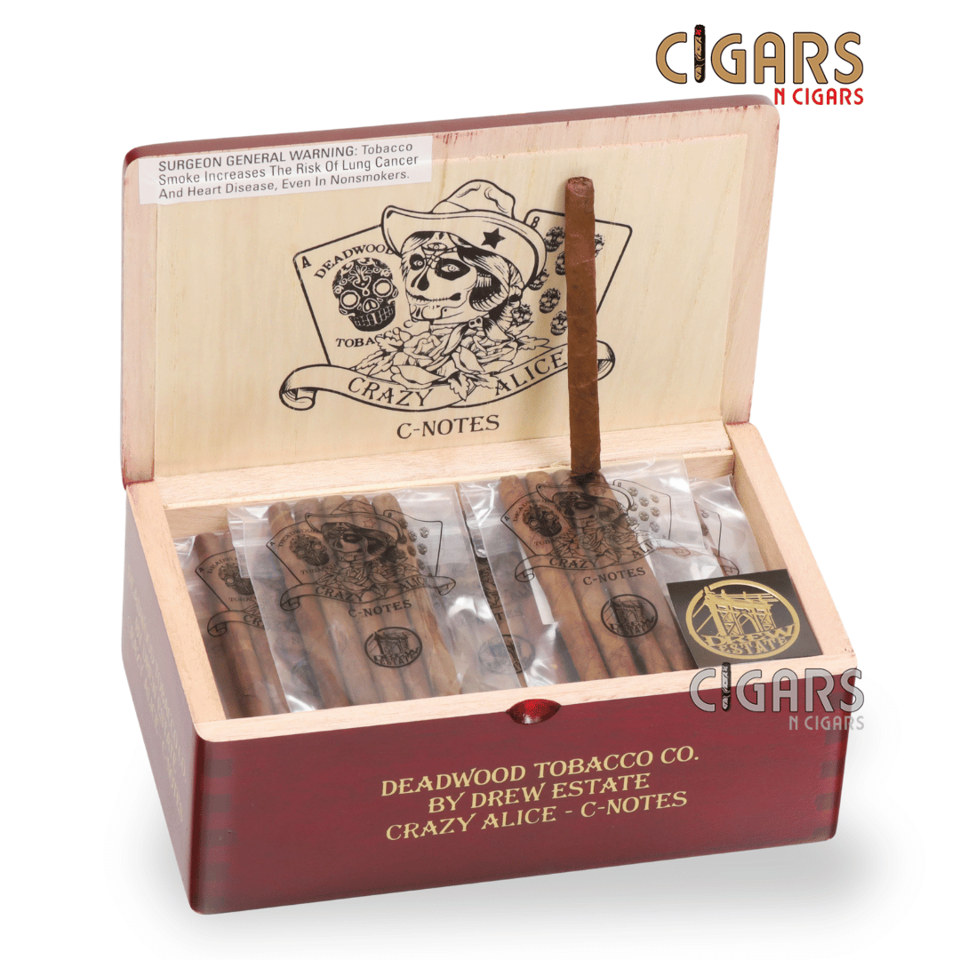Deadwood Crazy Alice C-Note Cigar Pack of 5