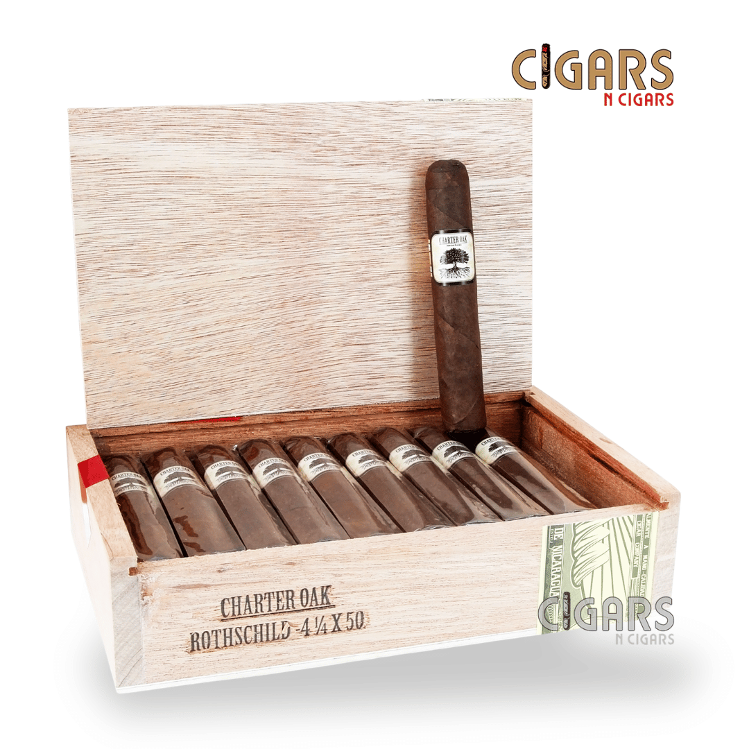 Foundation Charter Oak Maduro Rothschild Box of 20