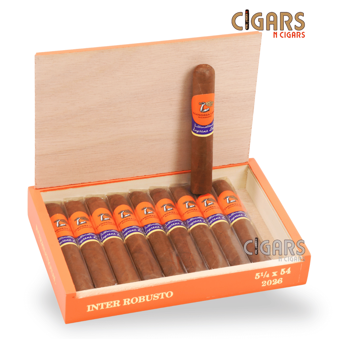 Aganorsa Supreme Leaf International 2026 Inter Robusto Box of 10
