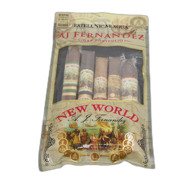 AJ Fernandez New World Sampler Humibag 5 Pack For Sale - Cigars N