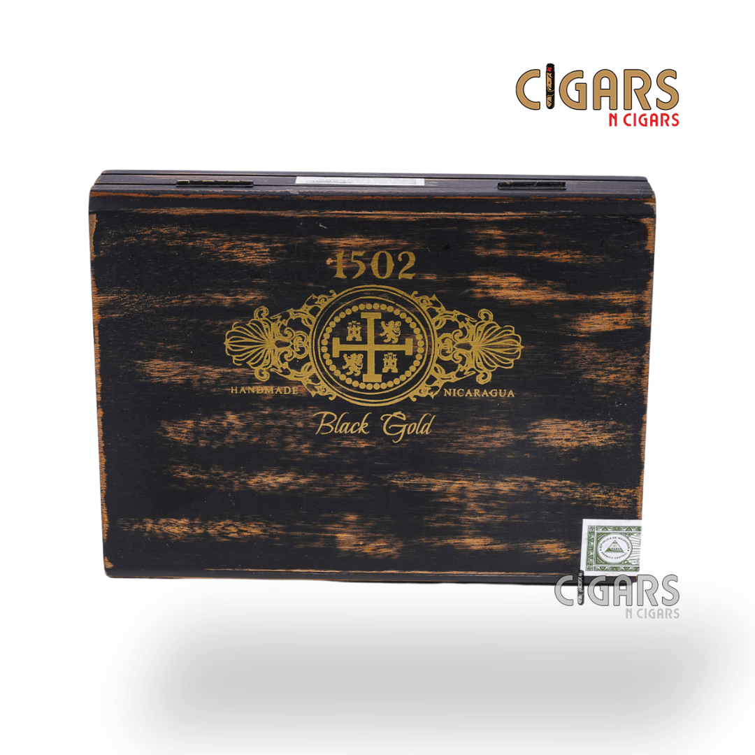 1502 Black Gold Robusto Box Press Pack of 5