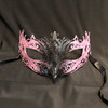 Metal Mask White And Pink