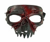 Black Zombie Skull Mask Costume Accessory