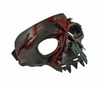 Black Zombie Skull Mask Costume Accessory