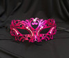 Luxury metal mask pink