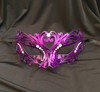 Luxury metal mask purple