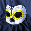 Yellow day of the dead mask