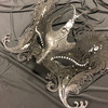 Large Masquerade Mask Decor 25" x 16" Black